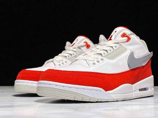 Rep TBkick Retro Air 3 University White Tinker Red Jordan CJ0939-100 0716
